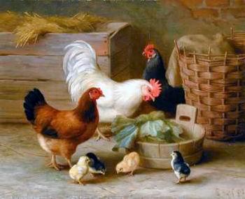 unknow artist Cocks 140 China oil painting art